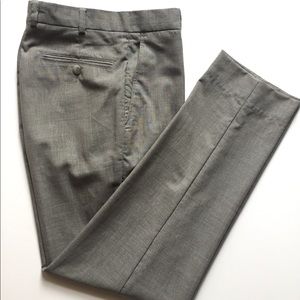 Burberry London grey wool trousers